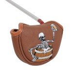 Skull Beer Mini Golf Putter Cover with Magnet