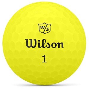 Wilson Duo Soft Yellow Golf Balls for Men