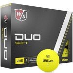 Wilson Duo Soft Yellow Golf Balls for Men