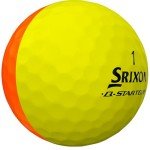 Srixon Q-Star Tour Divide Golf Balls - Orange/Yellow