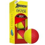 Srixon Q-Star Tour Divide Golf Balls - Red/Yellow