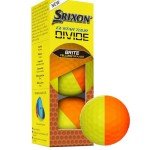 Srixon Q-Star Tour Divide Golf Balls - Orange/Yellow