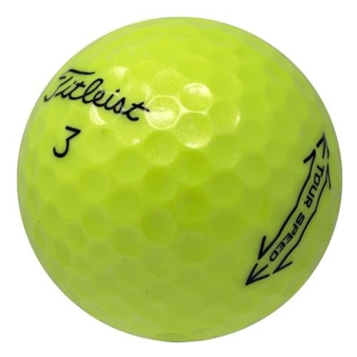 12 Titleist Yellow Tour Speed Golf Balls