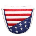 Magnetic Mallet Putter Cover - USA Flag Design