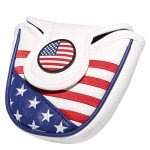 Magnetic Mallet Putter Cover - USA Flag Design