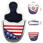 Magnetic Mallet Putter Cover - USA Flag Design