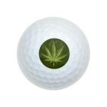 Cannabis Leaf Design Wilson Golf Balls 12-Pack