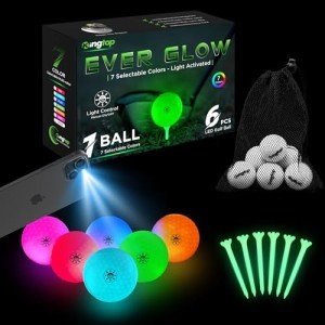 KINGTOP Glow in the Dark LED Golf Balls