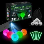 KINGTOP Glow in the Dark LED Golf Balls