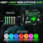 KINGTOP Glow in the Dark LED Golf Balls