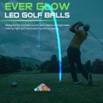 KINGTOP Glow in the Dark LED Golf Balls