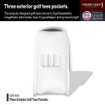 Golf Rangefinder Leather Case with Tee Holder