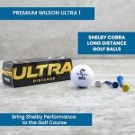 Wilson Ultra 1 Distance Golf Balls - 3 Pack