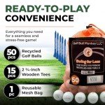 50 Recycled Golf Balls - Titleist ProV1 Mix