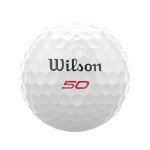 Personalized Wilson 50 Elite Logo Golf Balls - 12 Pack