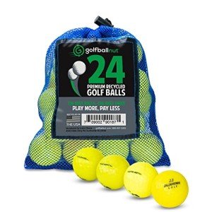 Bridgestone Recycled Golf Balls - Yellow 24 Pack