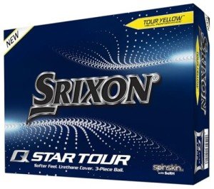 Srixon Q-Star Tour 4 Yellow Golf Balls