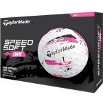 TaylorMade SpeedSoft Ink Pink Golf Balls