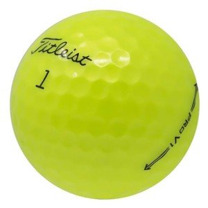 12 Pack Recycled Pro V1 Yellow Golf Balls