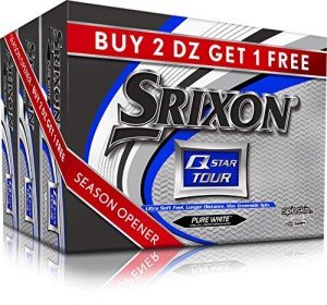 Srixon Q-Star Tour 3 Golf Balls - Buy 2, Get 1 Free