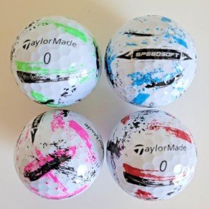 24 Recycled SpeedSoft Ink Golf Balls Mix