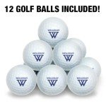 Wellesley College Wilson Premium Golf Balls 12-Pack