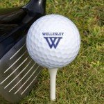 Wellesley College Wilson Premium Golf Balls 12-Pack