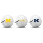 Michigan Wolverines Taylormade Golf Balls 3-Pack