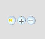 Michigan Wolverines Taylormade Golf Balls 3-Pack