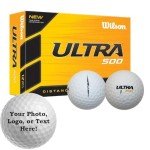 Personalized Wilson Ultra 500 Golf Balls 12-Pack