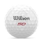 Wilson Fifty Elite White Golf Balls - 12 Pack
