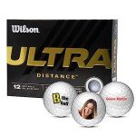 Personalized Wilson Ultra 500 Golf Balls - Set of 12