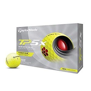 TaylorMade TP5x Yellow Golf Balls 2021