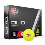 Wilson Staff Duo Soft NFL Golf Balls - Chiefs