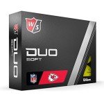 Wilson Staff Duo Soft NFL Golf Balls - Chiefs