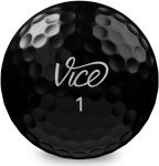 Vice Pro Plus Limited Edition Black Golf Balls