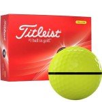 Titleist TruFeel Yellow Golf Balls with AlignXL 2024