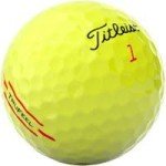Titleist TruFeel Yellow Golf Balls with AlignXL 2024