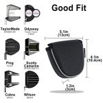 Big Teeth Golf Mallet Putter Cover - Black