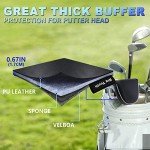 Big Teeth Golf Mallet Putter Cover - Black