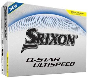 Srixon Q-Star Ultispeed Tour Yellow Golf Balls
