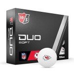 Kansas City Chiefs Wilson Staff Duo Soft Golf Balls