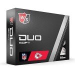 Kansas City Chiefs Wilson Staff Duo Soft Golf Balls