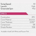 Srixon Soft Feel Ladies Golf Balls - 8 Pack