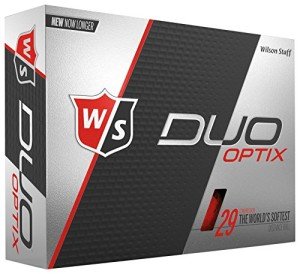 Wilson Staff DUO Soft Optix Red Golf Balls
