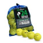 Taylormade Mix Mint 5A Yellow Golf Balls - 24 Pack