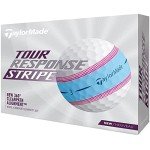 TaylorMade Tour Response Stripe Golf Balls - Orange