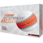 TaylorMade Tour Response Stripe Golf Balls - Orange