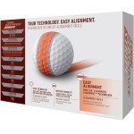TaylorMade Tour Response Stripe Golf Balls - Orange