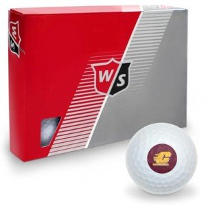 Central Michigan University Wilson Golf Balls - 12 Pack